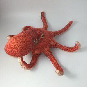 Wild Republic Giant Octopus Plush Stuffed Toy 14” Realistic Soft Made in Denmark